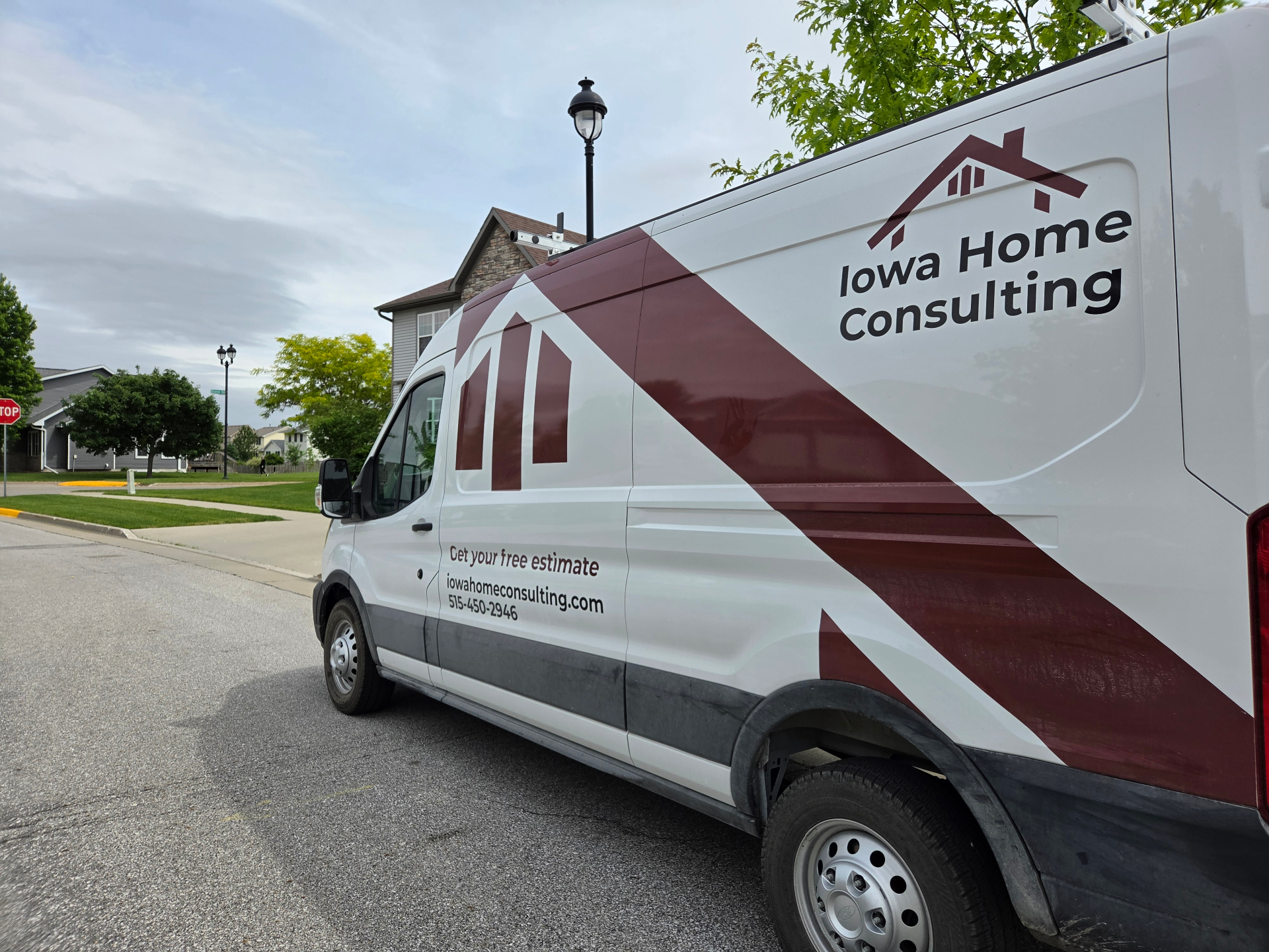 Iowa Home Consulting branded service van